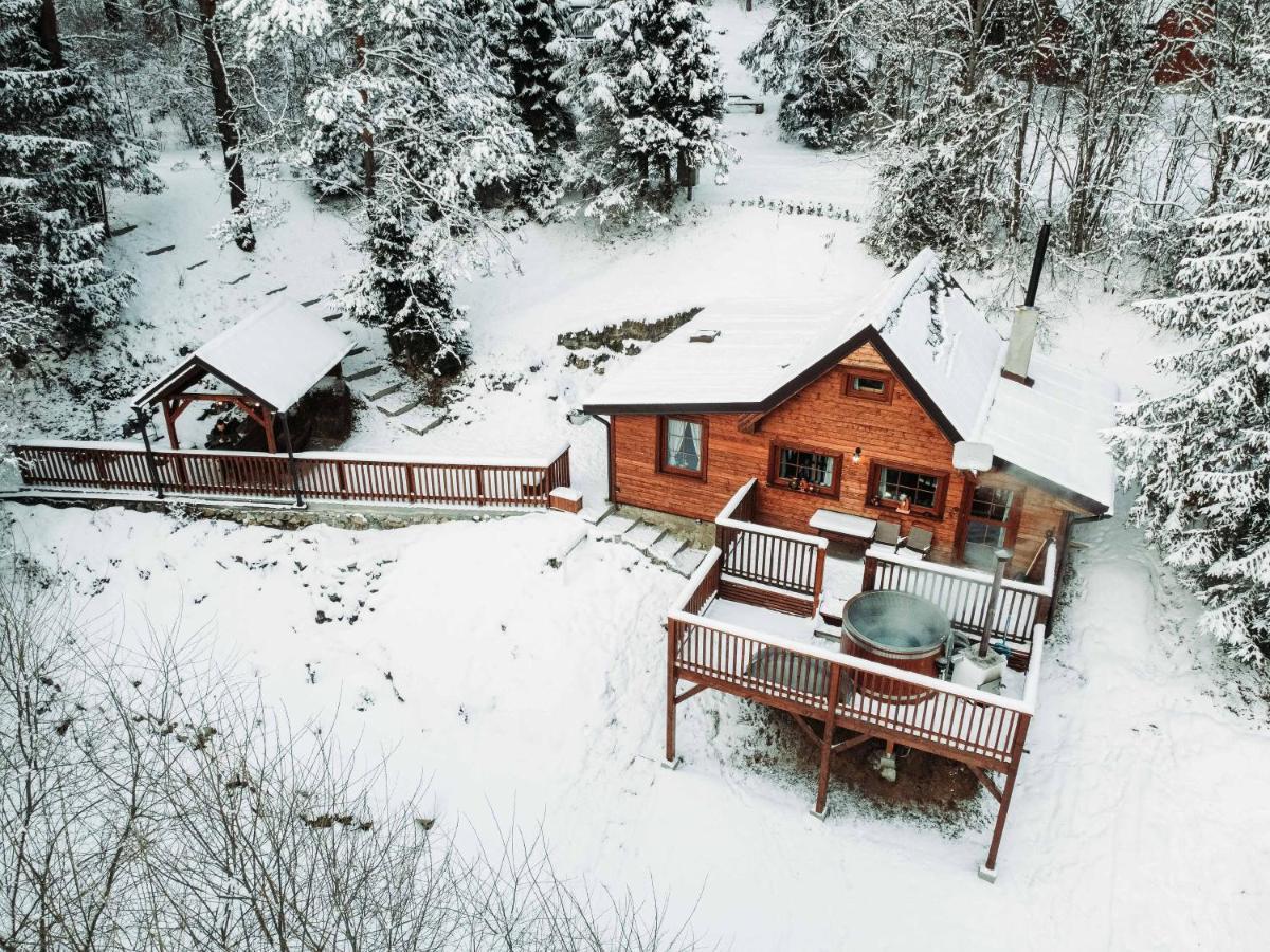 Sovia Wellness Chata S Jacuzzi Kadou A Saunou, Cingov Smižany Esterno foto