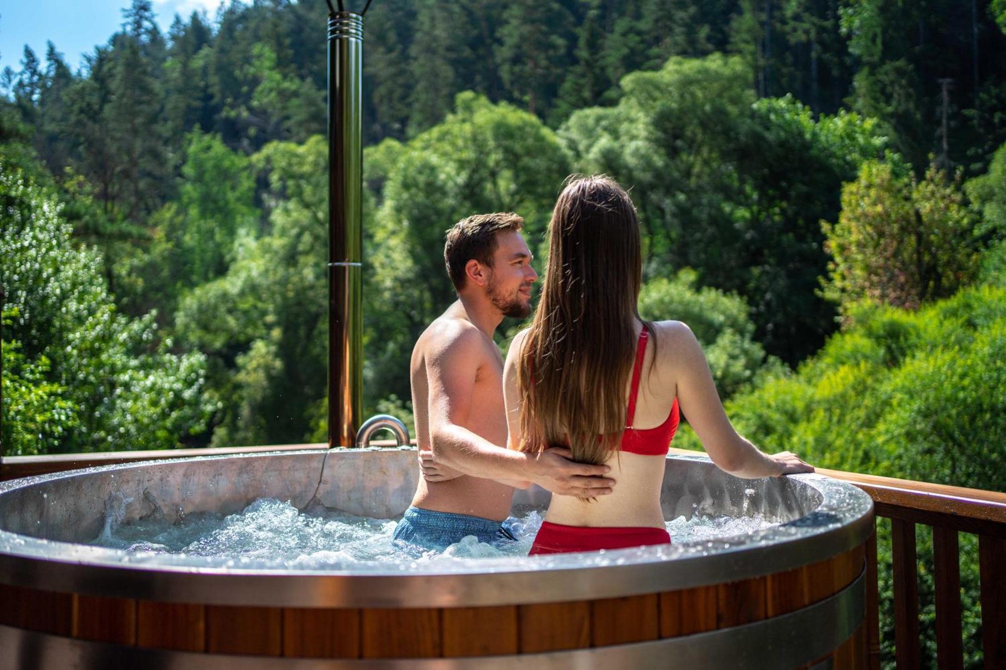 Sovia Wellness Chata S Jacuzzi Kadou A Saunou, Cingov Smižany Esterno foto